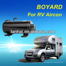 CE RoHS Aire acondicionado automático Compresor rotativo horizontal para RV Caravan Aire acondicionado acondicionador de aire para tienda de campaña